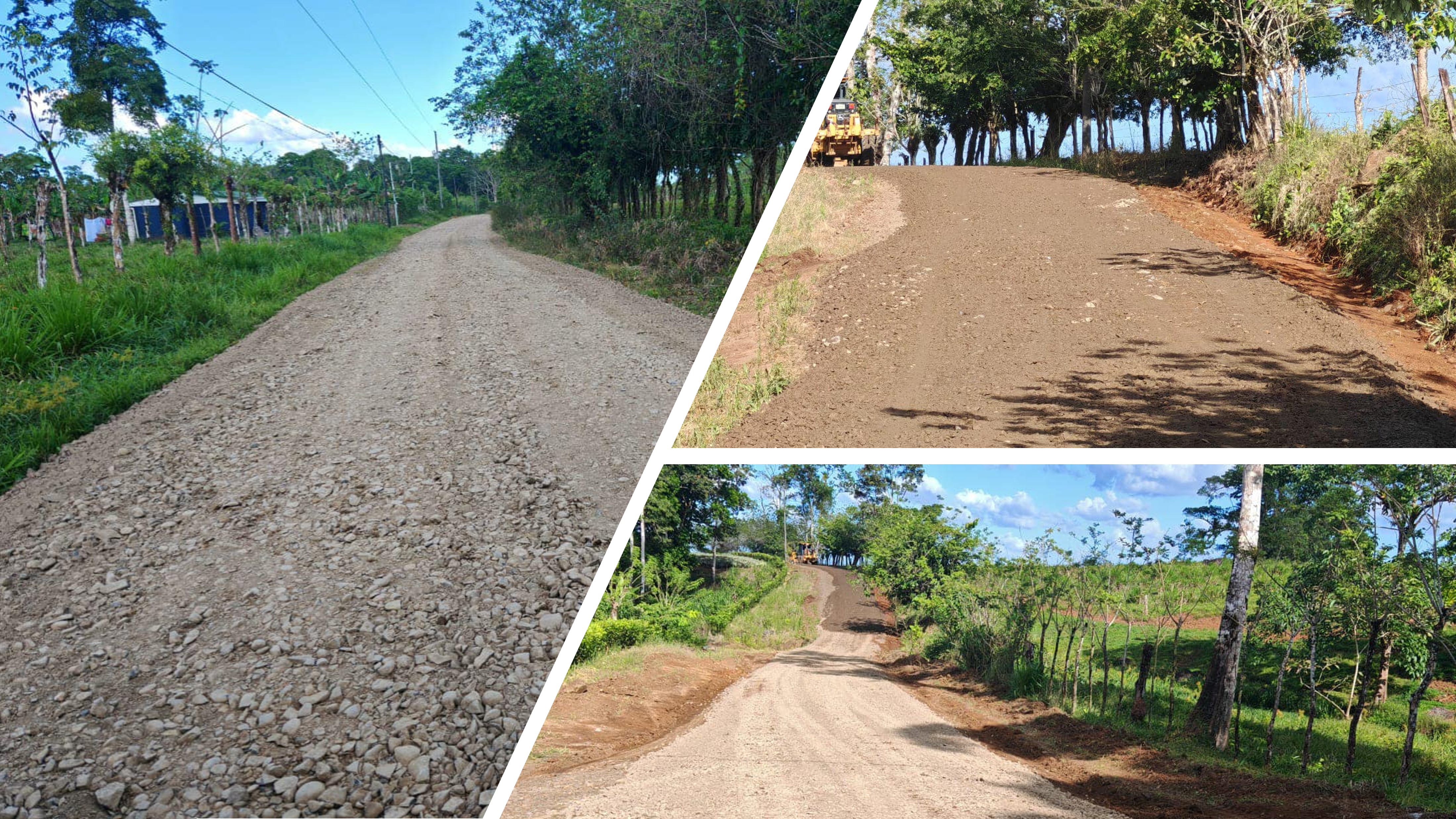 Mantenimiento vial en el camino 2-15-120 LLano Bonito - Guayabito