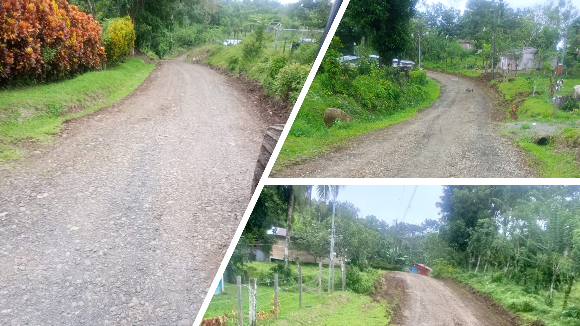 Reacondicionamiento del camino hacia Viento Fresco