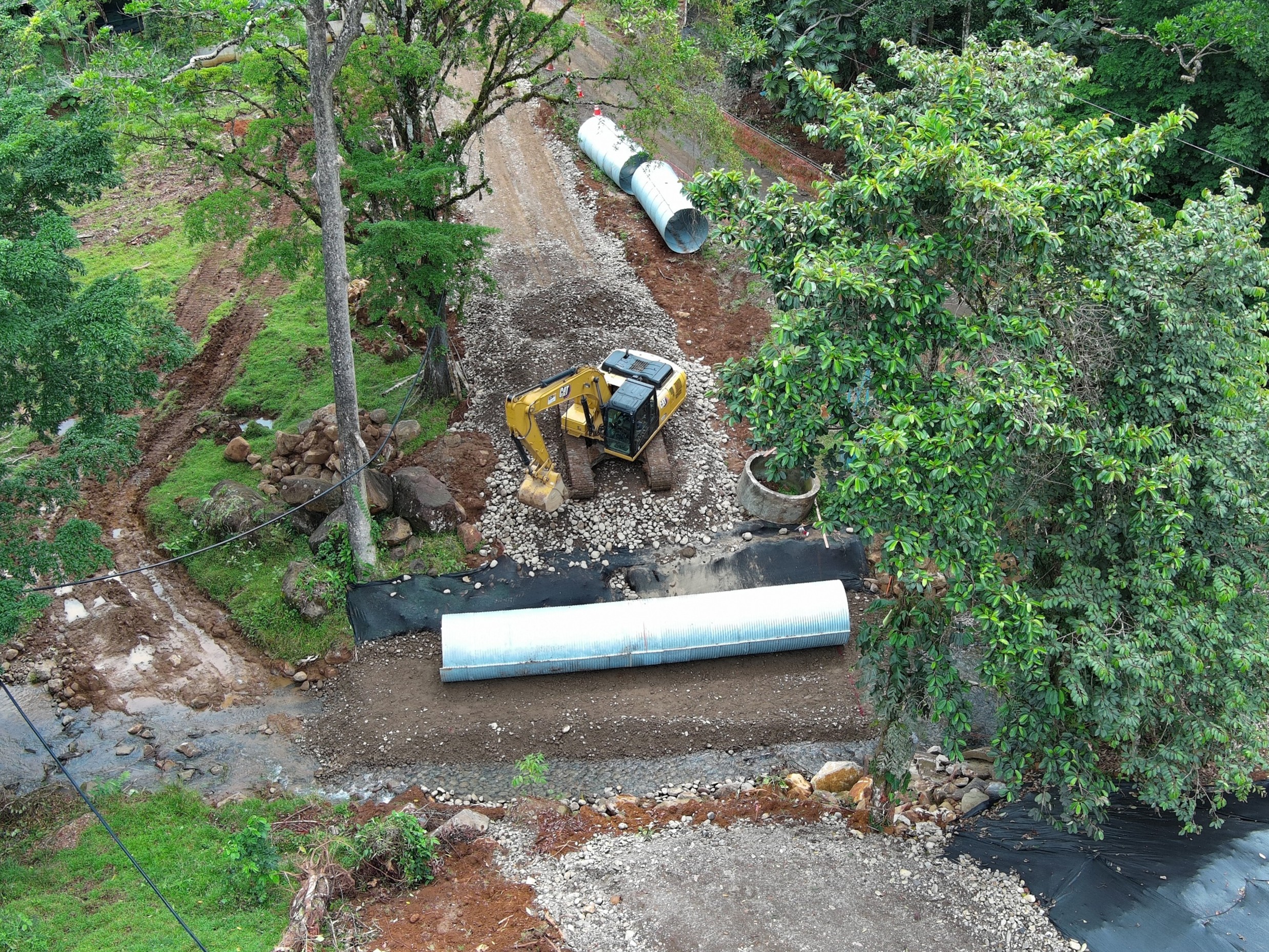 Construcción de puente La Palmera