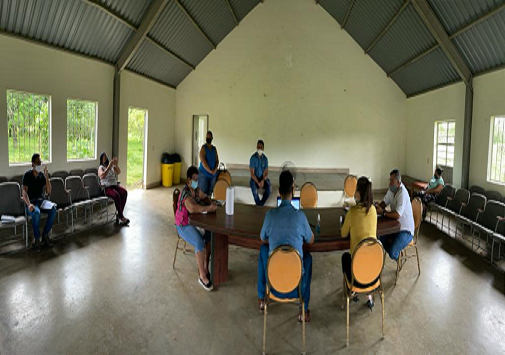 Reunión en El Silencio con la Asociación de Desarrollo Integral