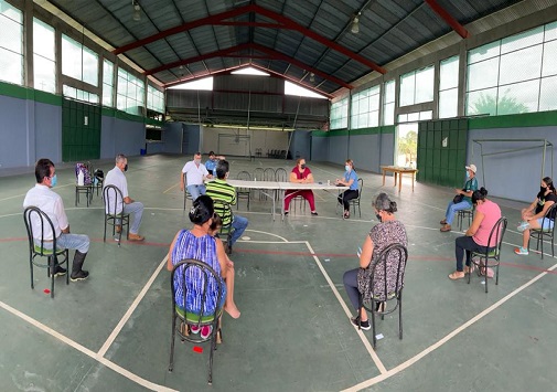 Reunión en La Unión con la Asociación de Desarrollo Integral