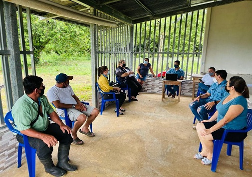 Reunión en San Miguel con la Asociación de Desarrollo Integral